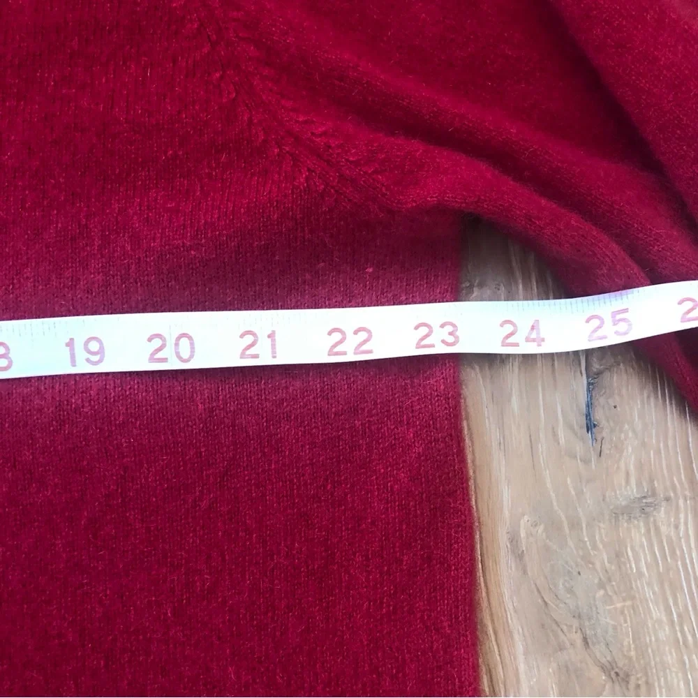 Men’s Red Cashmere Sweater size L price firm!